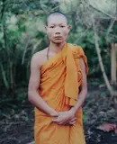 Chan Chao, Young Buddist Monk, JUNE 1997, color print