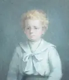 May Lancaster Lucas, Portrait of Robert A.E, Pastel
