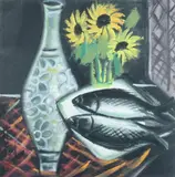 Lin Fengmian, Still Life, Oil on paper