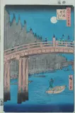 Utagawa Hiroshige, Bridge in the Moonlight