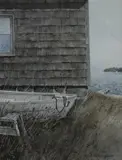 Richard Schlecht, The Landing, Watercolor