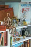 John Patrick Campbell, SHELF WITH VERMEER'S LADY, identified, Oil on canvas