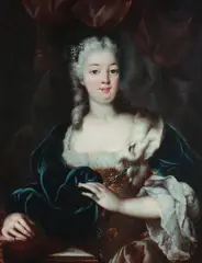 Nicolas Largilliere, Portrait of Empress Catherine of Russia, PORTRAIT OF EMPRESS CATHERINE OF RUSSIA, oil on canvas.