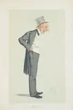 English School, with subjects pertaining to lawyers, 1) A Great Doctor of Canon Law, Color lithograph. 14 ¾ in. x 10 in