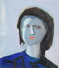 Gastone Breddo, Portrait of a Woman, Oil on canvas