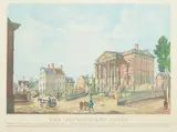 Sidney L. Lucas, Rare Print of Government House, Engraved in aquatint.