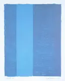 Barnett Benedict Newman, Canto Vii (Blue), Color lithograph