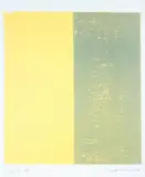Barnett Benedict Newman, Canto Vii (Yellow), Color lithograph