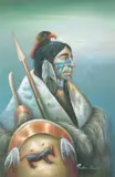 Jackson Morey Hensley, Indian, Oil on canvas.