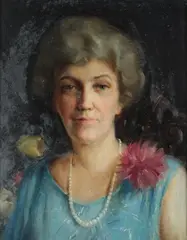 Ellen Sanders, Portrait of Jane Franklin, 1942, Oil on canvas