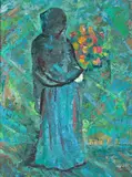 Carl Lewis Pappe, Rosa in Grief, Oil on canvas Click here to view supplemental information for this lot.