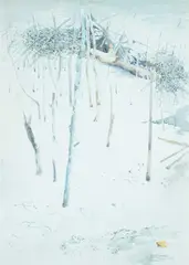 Xavier Gonzalez, Watercolor of the Antilles, Watercolor