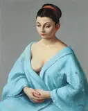 Gladys Rockmore Davis N.A, Portrait of H, Oil on canvas Click here to view supplemental information for this lot.