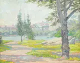 Ethel Paxson, Grand Central Park (Manhattan, Oil on board Click here to view supplemental information for this lot.