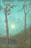 David Anthony Tauszky, Moonglow, Oil on canvas Click here to view supplemental information for this lot.