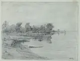 On the Eastern Branch by A. H. O. Rolle, D.C. (1919-1932, except 1925) and the Washington Watercolor Club (1930-1937), offered Feb 2013