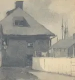 Drawing of Ocean City Buildings by A. H. O. Rolle, D.C. (1919-1932, except 1925) and the Washington Watercolor Club (1930-1937), offered Feb 2013
