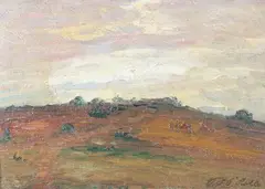 Cedar Hill by A. H. O. Rolle, D.C. (1919-1932, except 1925) and the Washington Watercolor Club (1930-1937), offered Feb 2013