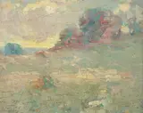 Meadow Road by A. H. O. Rolle, D.C. (1919-1932, except 1925) and the Washington Watercolor Club (1930-1937), offered Feb 2013