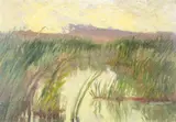 Dusk by A. H. O. Rolle, D.C. (1919-1932, except 1925) and the Washington Watercolor Club (1930-1937), offered Feb 2013