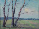 Open Meadow by A. H. O. Rolle, D.C. (1919-1932, except 1925) and the Washington Watercolor Club (1930-1937), offered Feb 2013