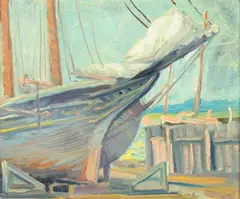 Sketch by A. H. O. Rolle, D.C. (1919-1932, except 1925) and the Washington Watercolor Club (1930-1937), offered Feb 2013