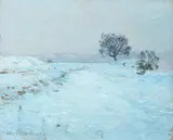 Otto Altenkirch, "Schneefeld des Hellenberg" (Snowfield of Hellenberg)