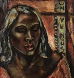 David Alfero Siqueiros, SALON VENUS, executed early 1930's, possibly 1932, Oil on canvas Click here to view supplemental information for this lot.