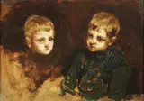 Untitled by Sir William N. Montague Orpen R.A, A STUDY IN BROWN, oil on canvas, offered Feb 2013
