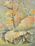 Benson Bond Moore, Rocky Hillside, DC 1875-1941) were the 2 DC artists and 2 of only 12 Southern Impressionists selected by Professor William Gerdts, for inclusion in his very popular, scholarly, well-written, trailblazing book American Impressionism, published in 1984, which is still in print and selling well, and Moore's classical American Impressionist style, up through c. 1925 and his post c. 1925 evolution into a truly unique form of Impressionism, not practiced by any other American artist, in which almost all