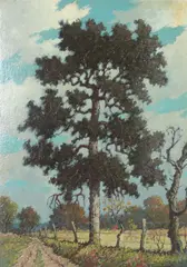 Benson Bond Moore, A Pennsylvania Lane, DC 1875-1941) were the 2 DC artists and 2 of only 12 Southern Impressionists selected by Professor William Gerdts, for inclusion in his very popular, scholarly, well-written, trailblazing book American Impressionism, published in 1984, which is still in print and selling well, and Moore's classical American Impressionist style, up through c. 1925 and his post c. 1925 evolution into a truly unique form of Impressionism, not practiced by any other American artist, in which almost all