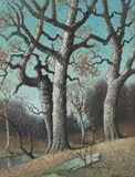 Benson Bond Moore, March Hillside, DC 1875-1941) were the 2 DC artists and 2 of only 12 Southern Impressionists selected by Professor William Gerdts, for inclusion in his very popular, scholarly, well-written, trailblazing book American Impressionism, published in 1984, which is still in print and selling well, and Moore's classical American Impressionist style, up through c. 1925 and his post c. 1925 evolution into a truly unique form of Impressionism, not practiced by any other American artist, in which almost all