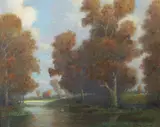 Benson Bond Moore, Autumn, DC 1875-1941) were the 2 DC artists and 2 of only 12 Southern Impressionists selected by Professor William Gerdts, for inclusion in his very popular, scholarly, well-written, trailblazing book American Impressionism, published in 1984, which is still in print and selling well, and Moore's classical American Impressionist style, up through c. 1925 and his post c. 1925 evolution into a truly unique form of Impressionism, not practiced by any other American artist, in which almost all