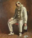 Edward Barnard Lintott, The Letter, Oil on canvas Click here to view supplemental information for this lot.