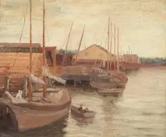 Wharfs by A. H. O. Rolle, D.C. (1919-1932, except 1925) and the Washington Watercolor Club (1930-1937), offered Feb 2013
