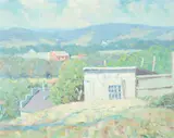 Near Spring Grove by A. H. O. Rolle, D.C. (1919-1932, except 1925) and the Washington Watercolor Club (1930-1937), offered Feb 2013