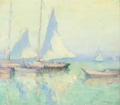 A. H. O. Rolle, Sailing Day on the Potomac, D.C. (1919-1932, except 1925) and the Washington Watercolor Club (1930-1937)