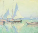 A. H. O. Rolle, Sailing Day on the Potomac, D.C. (1919-1932, except 1925) and the Washington Watercolor Club (1930-1937)