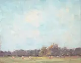 A. H. O. Rolle, Autumn Meadow Near Alexandria, D.C. (1919-1932, except 1925) and the Washington Watercolor Club (1930-1937)