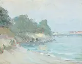 A. H. O. Rolle, Small Dock on the Potomac, D.C. (1919-1932, except 1925) and the Washington Watercolor Club (1930-1937)