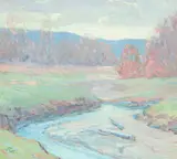 A. H. O. Rolle, Sligo Creek in Autumn, D.C. (1919-1932, except 1925) and the Washington Watercolor Club (1930-1937)