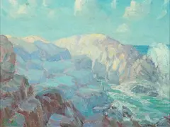 A. H. O. Rolle, Sunlit Rocks, D.C. (1919-1932, except 1925) and the Washington Watercolor Club (1930-1937)