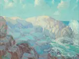 A. H. O. Rolle, Sunlit Rocks, D.C. (1919-1932, except 1925) and the Washington Watercolor Club (1930-1937)