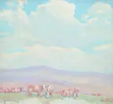 A. H. O. Rolle, Summer Day, D.C. (1919-1932, except 1925) and the Washington Watercolor Club (1930-1937)