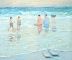 A. H. O. Rolle, Bathers, D.C. (1919-1932, except 1925) and the Washington Watercolor Club (1930-1937)