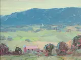 A. H. O. Rolle, A Farm and Pasture in the Foothills of the Blue Ridge Mountains
