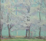 A. H. O. Rolle, Cherry Blossoms, D.C. (1919-1932, except 1925) and the Washington Watercolor Club (1930-1937)