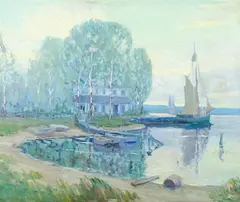 A. H. O. Rolle, Spring on the Potomac, D.C. (1919-1932, except 1925) and the Washington Watercolor Club (1930-1937)
