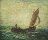 Albert Pinkham Ryder, Toilers of the Sea, Oil on canvas