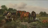 Charles Ansdell, Untitled, oil on canvas 76.5 x 127cm
